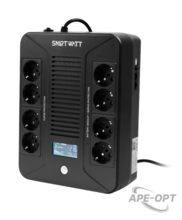Изображения товара Источник бесперебойного питания SMARTWATT UPS SAFE PRO LCD 1000 | 3703020280003 | SMARTWATT