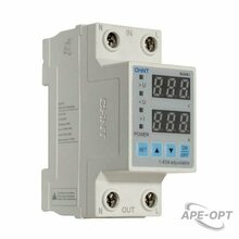 Изображения товара Реле контроля напряжения и тока NJVA1-63 1P+N 63А, нагрузка сверху | 508568 | ЧИНТ (CHINT)