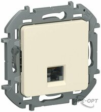 Изображения товара Inspiria Слоновая кость Розетка компьютерная RJ45 кат.5Е UTP | 6738261 | IEK