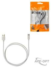 Изображения товара Дата-кабель, ДК 5, USB - USB Type-C, 1 м, белый, | SQ1810-0305 | TDM