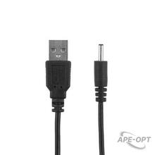 Изображения товара Кабель USB штекер - DC разъем питание 1,4х3,4 мм, спираль 1,5 метра REXANT |18-0235 | REXANT