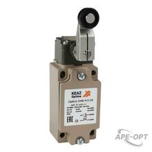 Изображения товара Выключатель концевой OptiLiS D4B-4111N рычаг металлический с роликом пластиковым EN 50041 XCKJ10511H29 | 378688 | КЭАЗ