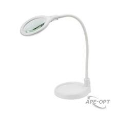 Изображения товара Лупа настольная 3D с подсветкой 30 LED, подставка+прищепка, белая | 31-0247 | REXANT