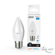 Изображения товара Лампа светодиодная Elementary Свеча 10W 750lm 6500K E27 LED 1/10/100 | 30230 | Gauss