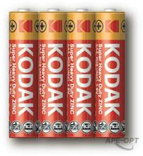 Изображения товара Батарейки R03-4S SUPER HEAVY DUTY Zinc [K3AHZ 4S] (40/200/57600) | Б0005139 | Kodak