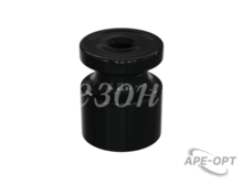 Изображения товара Изолятор пластиковый для наружного монтажа витой электропроводки, D20х24мм, цвет - черный, серия УСАДЬБА, ТМ МЕЗОНИНЪ(100 шт /уп)