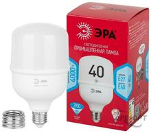 Изображения товара Лампа светодиодная RED LINE LED POWER T100-40W-4000-E27/E40 R 40Вт колокол нейтральный белый свет | Б0063852 | ЭРА