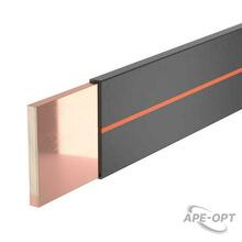 Изображения товара Гибкая шина в ПВХ изоляции, 10x100x1мм, ном