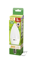 Изображения товара Лампа светодиодная LED 5Вт E14 220В 4000К PLED- ECO-C37 свеча | 1036865A | Jazzway