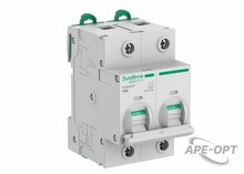 Изображения товара Systeme9 Автоматический выключатель (АВ) 27мм C 80A 2P 10 kA 400В | S9H32280 | SE