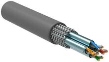 Изображения товара Кабель связи витая пара S/FTP, кат.6A 4х2х23AWG solid, ПВХ, 305м, серый | LC1-C6A04-611 | ITK
