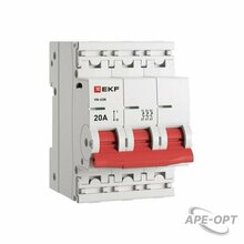 Изображения товара Выключатель нагрузки 3P 20А ВН-63N PROxima| S63320 | EKF