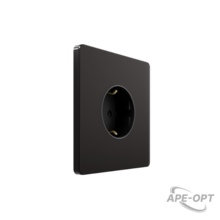 Изображения товара Systeme Infinity, Розетка С/У с ЗК (250В, 16А, защит.шторки), Полярная ночь