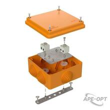 Изображения товара Коробка огнестойкая для о/п 40-0300-FR2.5-4 Е15-Е120 100х100х50 IP55 4p, 2.5 мм.кв.| 40-0300-FR2.5-4 | Промрукав