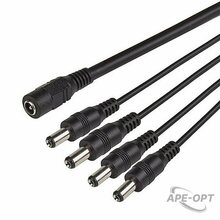 Изображения товара 14-0319 - Разветвитель питания на 4 разъема 2,1х5,5 мм REXANT