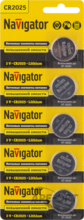 Изображения товара Элемент питания NBT-CR2025-BP5 | 94764 | Navigator