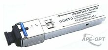 Изображения товара SFP-S1SC13-G-1310-1550-I - SFP модуль OSNOVO работает в парах и предназначены для передачи данных со скоростью до 1.25 Гбит/с по одному волокну одномодового оптоволоконного кабеля на расстояние до 20км