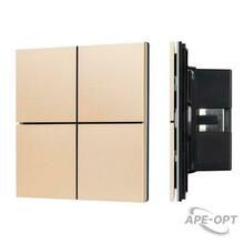 Изображения товара INTELLIGENT ARLIGHT Кнопочная панель KNX-304-23-IN Champagne (BUS, Frameless) (IARL, IP20 Металл, 2 года) | 039665 | Arlight