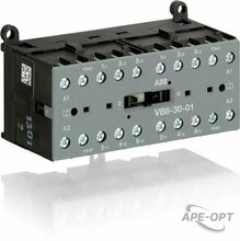Изображения товара Миниконтактор реверсивный VB6-30-01 9A (400В AC3) катушка 230В АС | GJL1211901R8010 | ABB