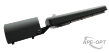 Изображения товара Светильник светодиодный консольный уличный ДКУ PSL 06 50w SENSOR (10Lx) 5000K IP65 (2г.гар) | .5016019 | Jazzway