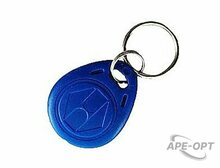 Изображения товара AT-ID03-EM - Брелок формата EM-Marine с кольцом , без карабина ,с номером, цвет синий