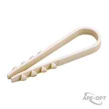 Изображения товара 07-4502 - Дюбель-хомут нейлоновый 11-18 мм, белый, упаковка 100 шт., Rexant