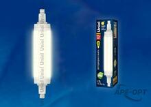 Изображения товара Лампа светодиодная LED-J118-12W/WW/R7s/CL PLZ06WH LED 12W прозр цоколь R7s | UL-00001555 | Uniel