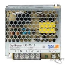Изображения товара Блок питания панельный OptiPower LRS 75-12 6A | 328876 | КЭАЗ