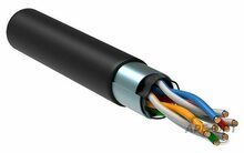Изображения товара LC3-C5E04-339 - ITK Витая пара F/UTP кат.5E 4х2х24AWG LDPE черный (305м)