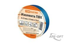 Изображения товара Изолента ПВХ 0,13*15мм Синяя 10м | SQ0526-0025 | TDM