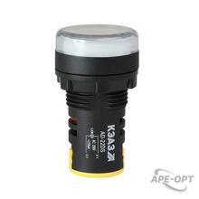 Изображения товара Лампа AD22DS(LED) матрица D22мм белый 230В | 238572 | КЭАЗ