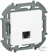 Изображения товара Inspiria Белый Розетка компьютерная RJ45 кат.6 UTP | 6738301 | IEK