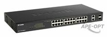 Изображения товара DGS-1100-26MPV2/A3A Настраиваемый L2 коммутатор с 24 портами 10/100/1000Base-T и 2 комбо-портами 1000Base-T/SFP (24 порта PoE 802.3af/at, PoE-бюджет 370 Вт)