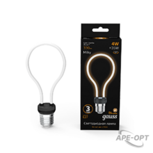 Изображения товара Лампа светодиодная LED Filament Bulbless A72 Milky E27 4W 330lm 2700K 72*160mm 1/10/100 | 1004802104 | Gauss
