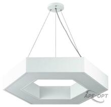 Изображения товара Светильник светодиодный Geometria SPO-124-W-40K-051 800*800*80 см 51Вт 4000К Белый корпус ЛТ | Б0058882 | ЭРА