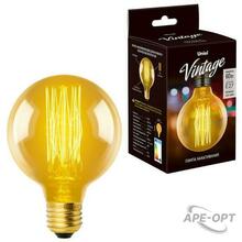 Изображения товара Лампа накаливания ЛОН Vintage IL-V-G80-60/GOLDEN/E27 VW01 «шар»