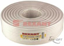 Изображения товара Кабель RG-6U, (64%), 75 Ом, 100м., белый | 01-2201 | REXANT