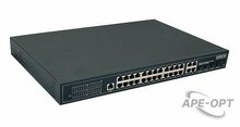 Изображения товара SW-8244/L(400W) - Управляемый L2 PoE коммутатор Gigabit Ethernet на 24 RJ45 PoE + 4 x GE Combo Uplink порта