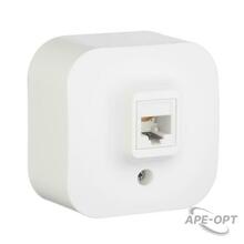 Изображения товара Quteo Белый Розетка RJ11 | 782214 | Legrand