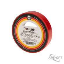 Изображения товара Изолента ПВХ 0.13х15 мм, 25 м, красная | KR-09-2104 | Kranz
