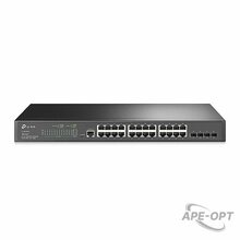 Изображения товара TL-SG3428(ISP) - JetStream 24-портовый гигабитный управляемый коммутатор 2-го уровня с 4 SFP-слотами
