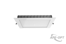 Изображения товара Светильник светодиодный ДВО Downlight квадратный 12Вт 4000К IP44 | V1-R0-00354-10000-4401240 | VARTON