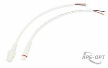 Изображения товара Соединительный кабель (2pin) герметичный (IP67) 2х0.35 мм² 300 V белый | 11-9320 | REXANT