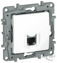 Изображения товара Etika Белый Розетка компьютерная RJ45 кат.5Е UTP | 6722411 | IEK