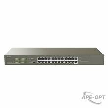 Изображения товара Tenda TEG1124P-24-250W - Коммутатор PoE неуправляемый, 24 порта PoE 10/100/1000 Мбит/с Base-TX