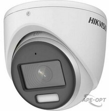 Изображения товара DS-2CE70DF3T-MFS(2.8mm)(BK Grupė UAB) - 2Мп уличная купольная HD-TVI камера с LED подсветкой до 20м и встроенным микрофоном (AoC)