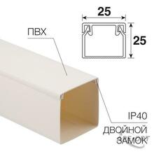 Изображения товара Кабель-канал 25х25 мм белый (50 м/уп.) | 28-2525-2 | REXANT |