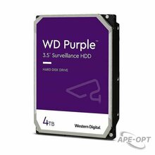 Изображения товара Жесткий диск HDD WD SATA 4Tb Purple Surveillance SATA III 6Gb/s 3.5" 5400rpm 256MB 24x7, WD43PURZ