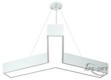 Изображения товара Светильник светодиодный Geometria Igrek SPO-142-W-40K-044 44Вт 4000K 3000Лм IP40 800*800*80 белый подвесной ЛТ | Б0058886 | ЭРА