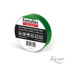 Изображения товара Изолента ПВХ Heavy Duty 19х0.18х20 зеленая | 90820 | Fortisflex
